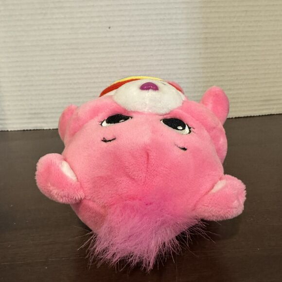 Care Bears Cheer Bear 9" Plush Stuffed Animal Pink Rainbow Basic Fun Toy - Picture 7 of 10